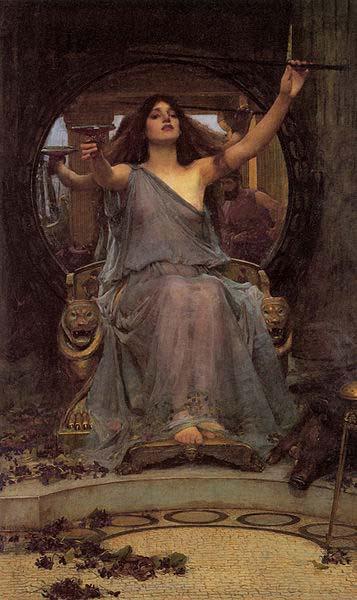 John William Waterhouse Circe Offering the Cup to Odysseus oil painting image